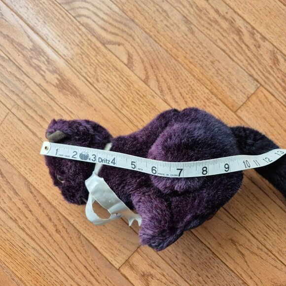 Ganz bros Vintage 1985 Plush Purple Cat Heritage Collection Stuffed Animal - Picture 15 of 15